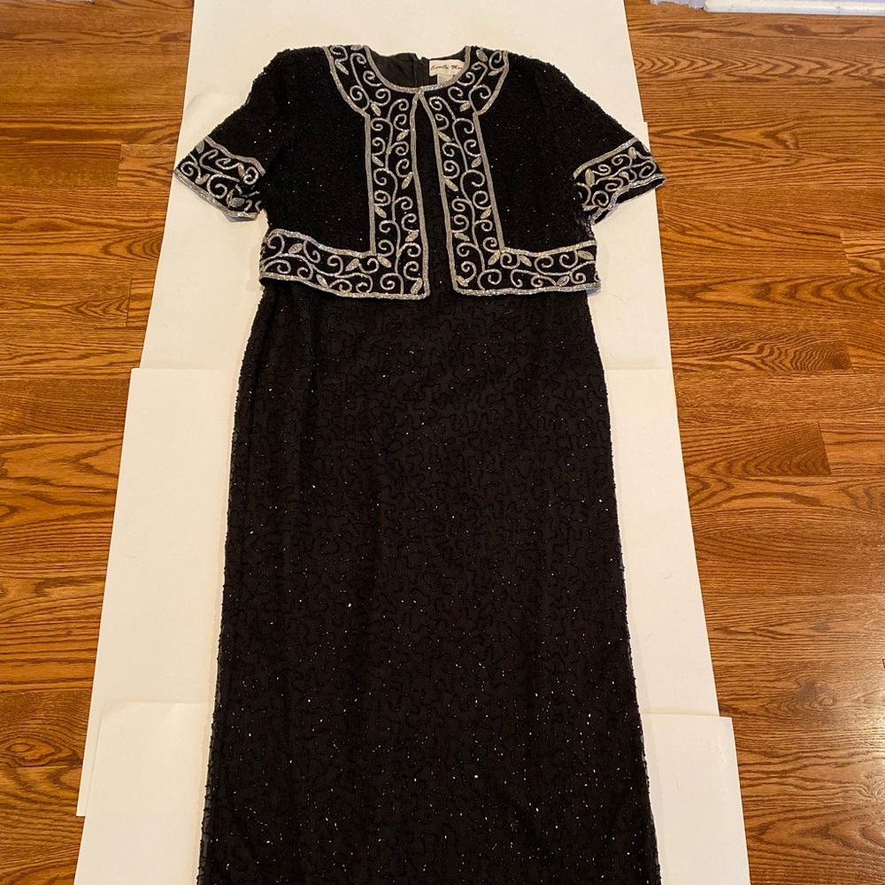Woman’s Evening Dress. Beaded. Size Large Camille Marie